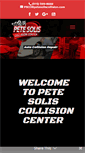 Mobile Screenshot of petesoliscollision.com